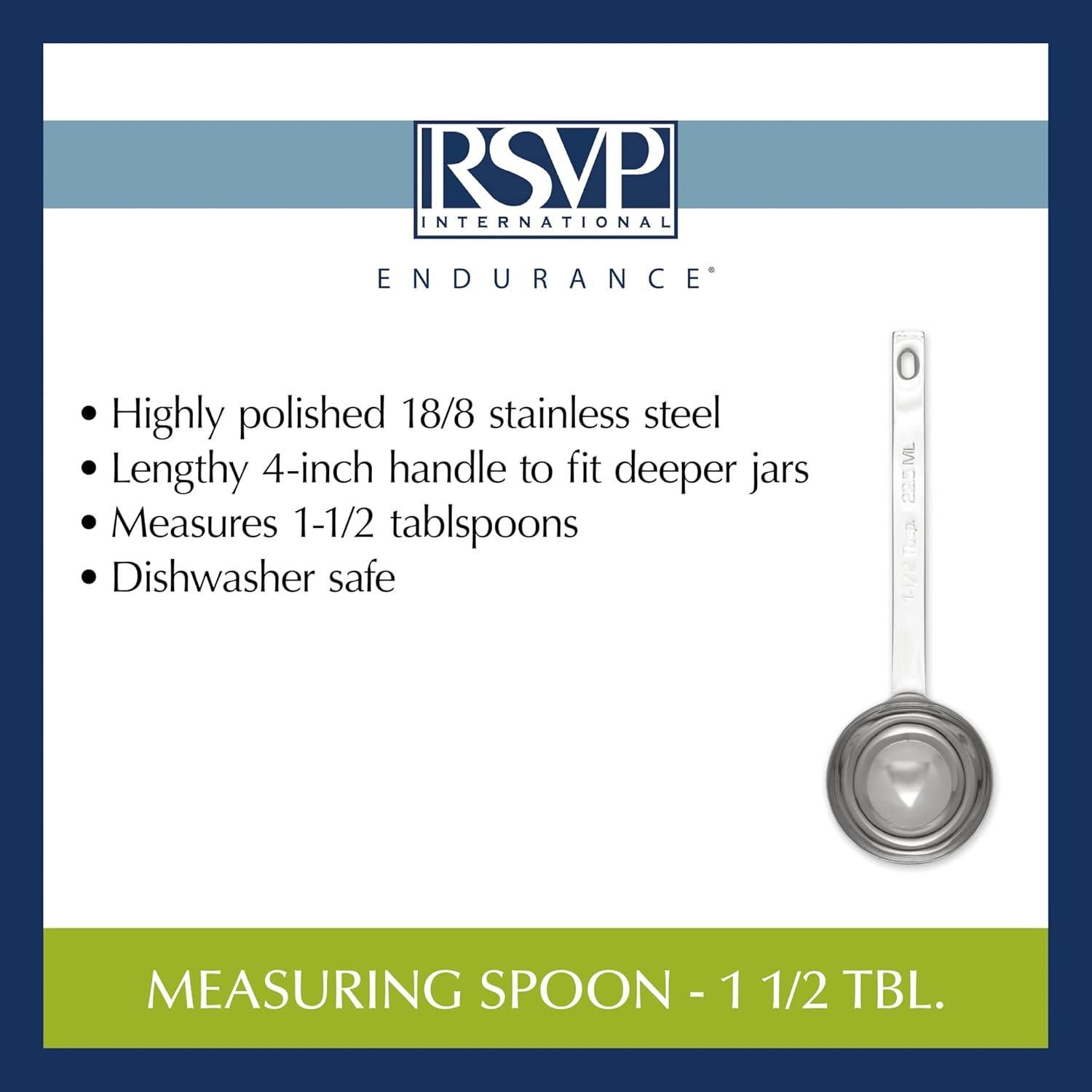 Cucharas Medidoras Acero Inoxidable RSVP 1.5 Cucharadas