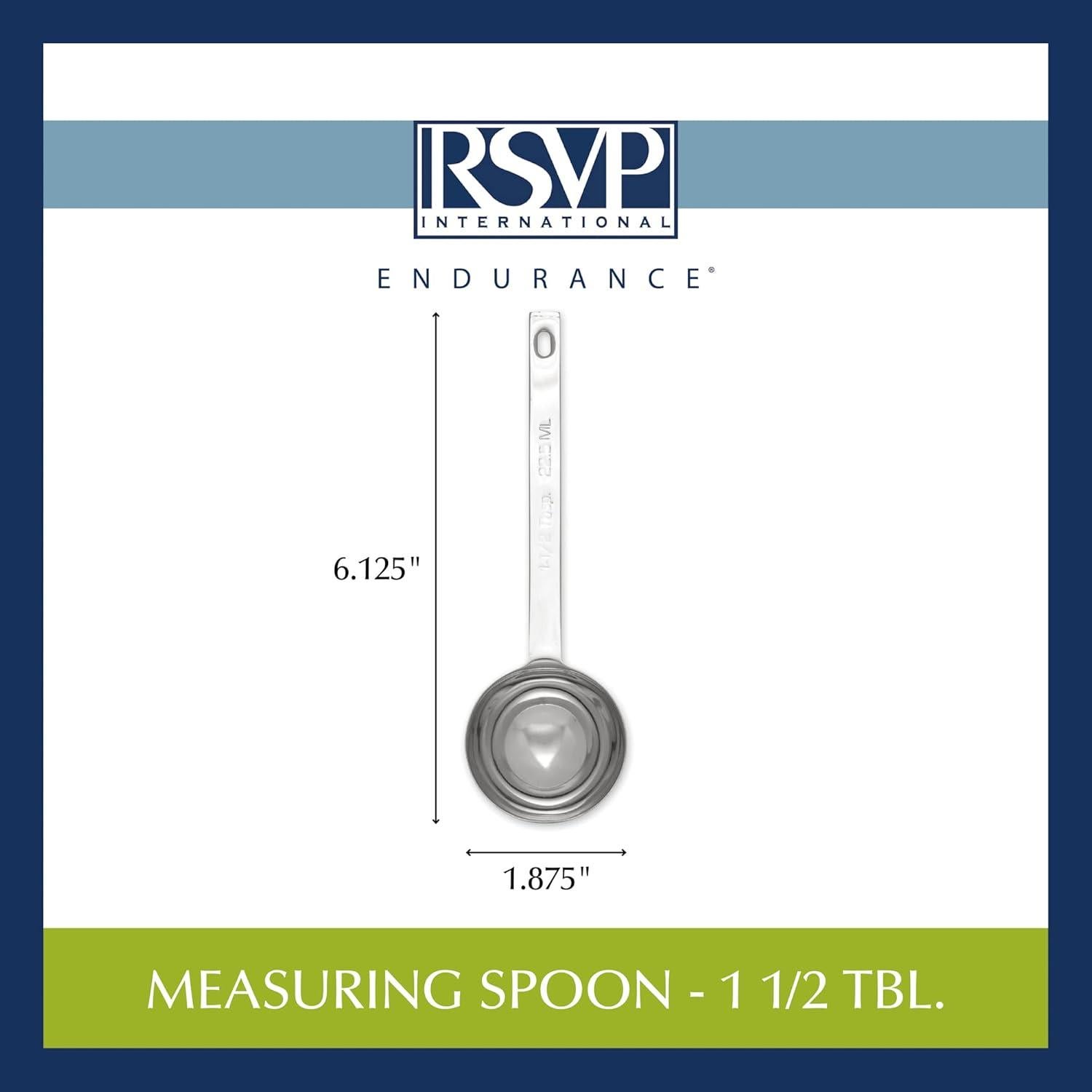 Cucharas Medidoras Acero Inoxidable RSVP 1.5 Cucharadas