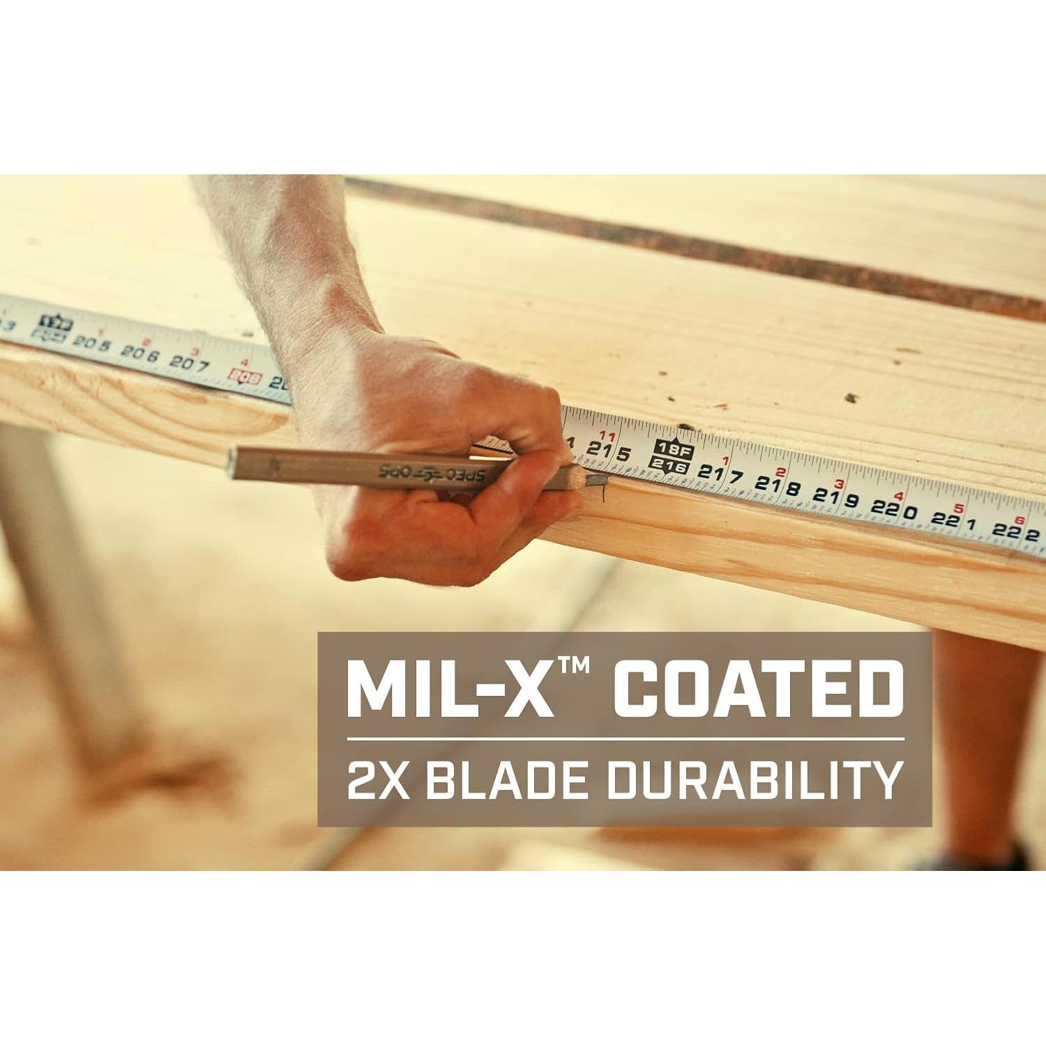 Cinta Métrica Spec Ops 4.9m Doble Cara Grado Militar