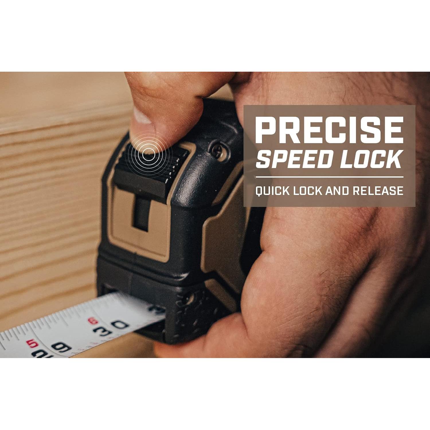 Cinta Métrica Spec Ops 4.9m Doble Cara Grado Militar