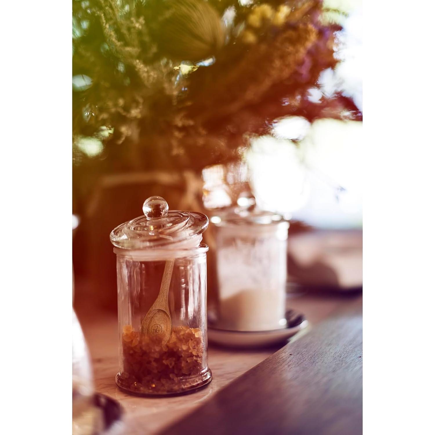 Juego de 6 cucharas medidoras de madera Esie Houzie Acacia