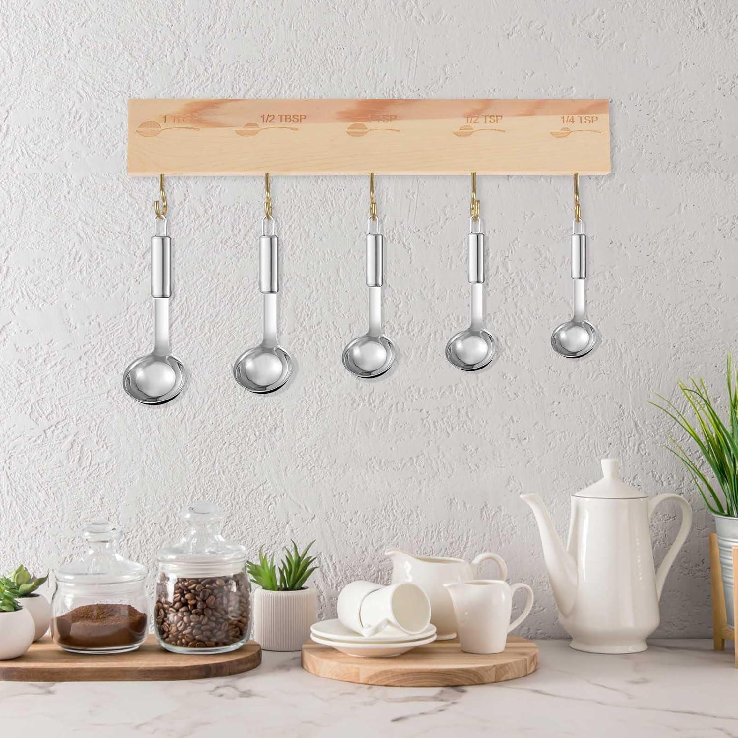 Soporte Colgante de Tazas y Cucharas Medidoras SoeKoa