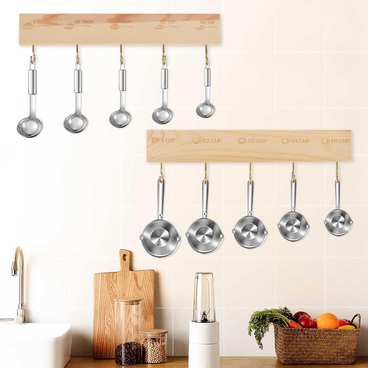 Soporte Colgante de Tazas y Cucharas Medidoras SoeKoa