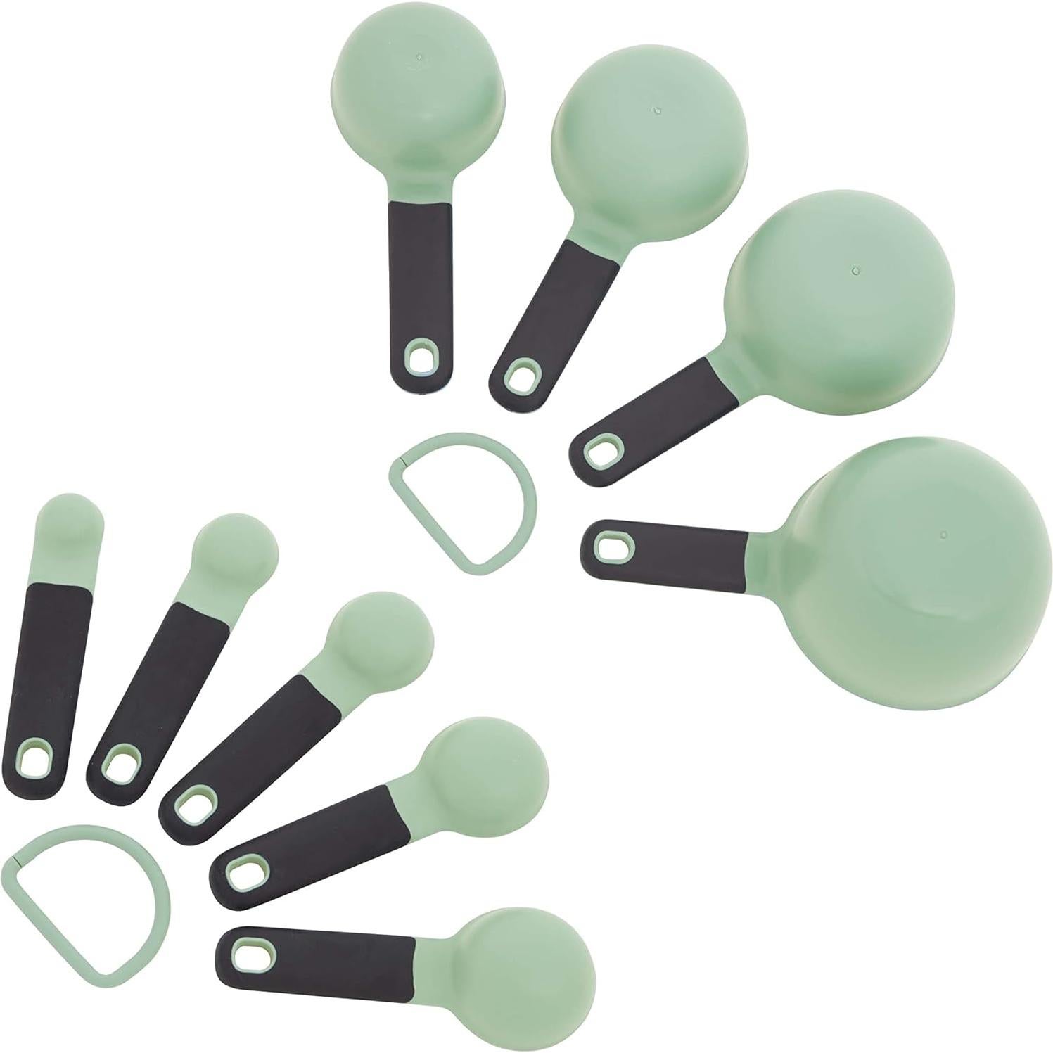 Juego de Tazas y Cucharas Medidoras KitchenAid 9 Piezas Pistacho