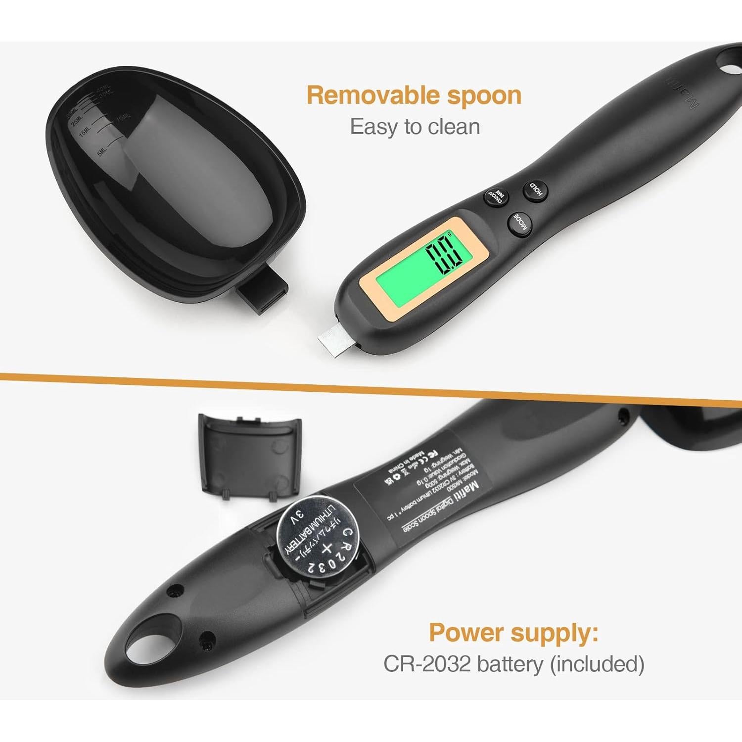 Cuchara Medidora Digital Mafiti MK500 500g Alta Precisión