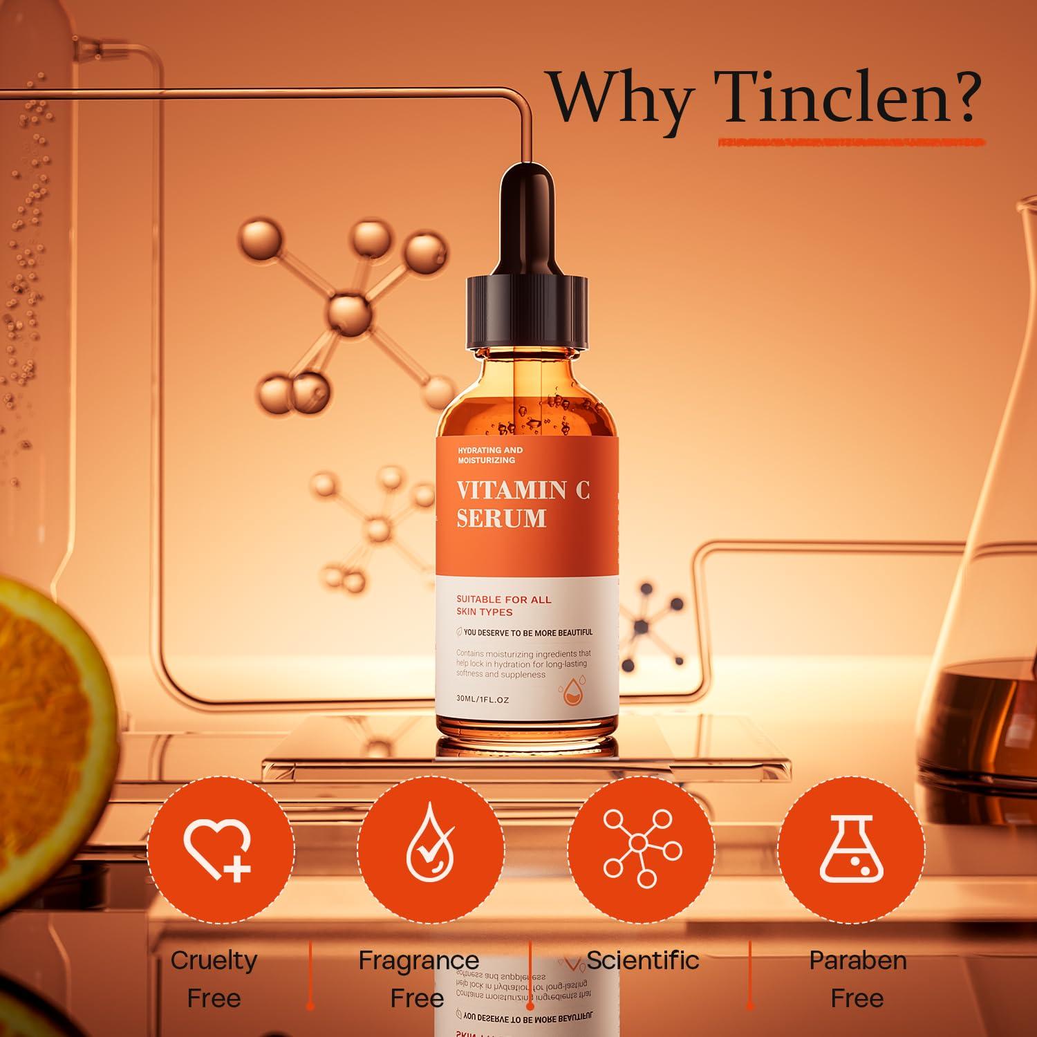 Suero Facial Antienvejecimiento Tinclen 29.57 ml Vitamina C