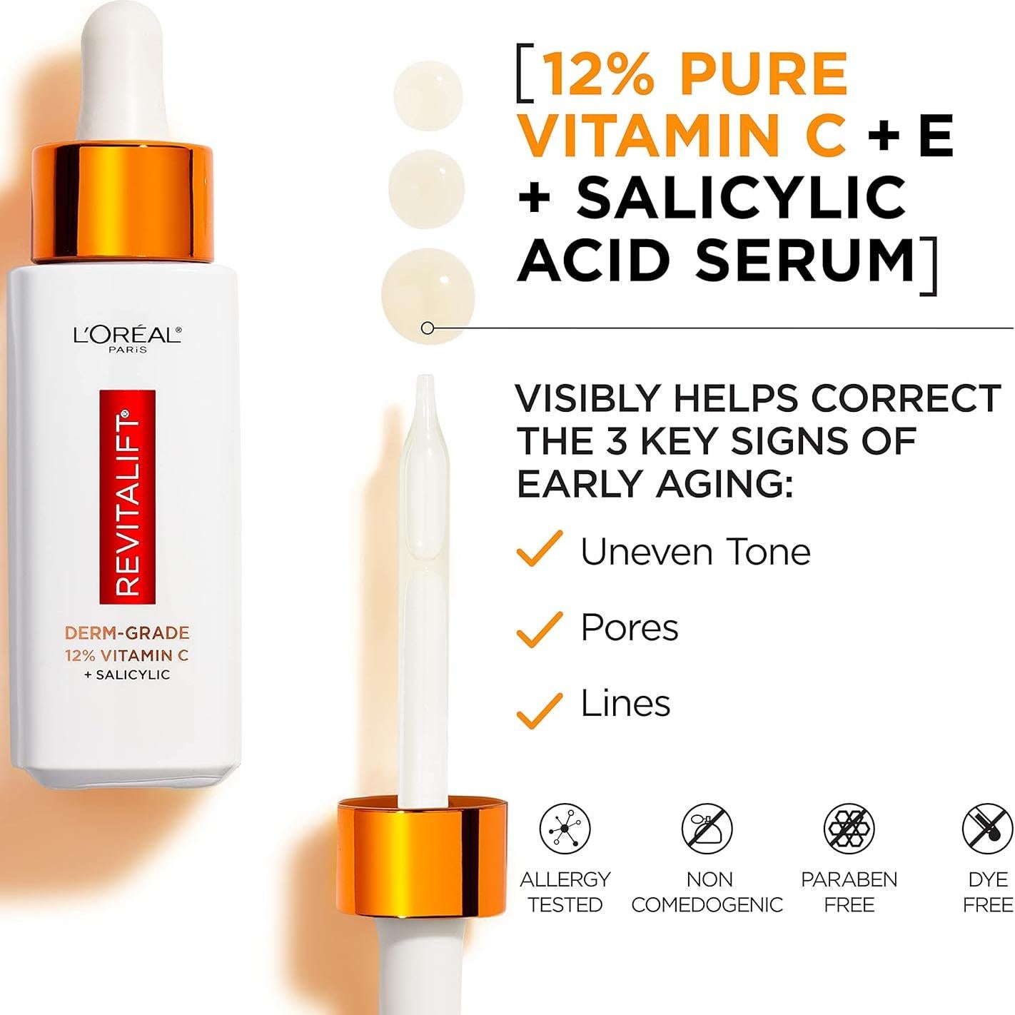 Suero Iluminador L'Oreal Paris 12% Vitamina C 28.35 g