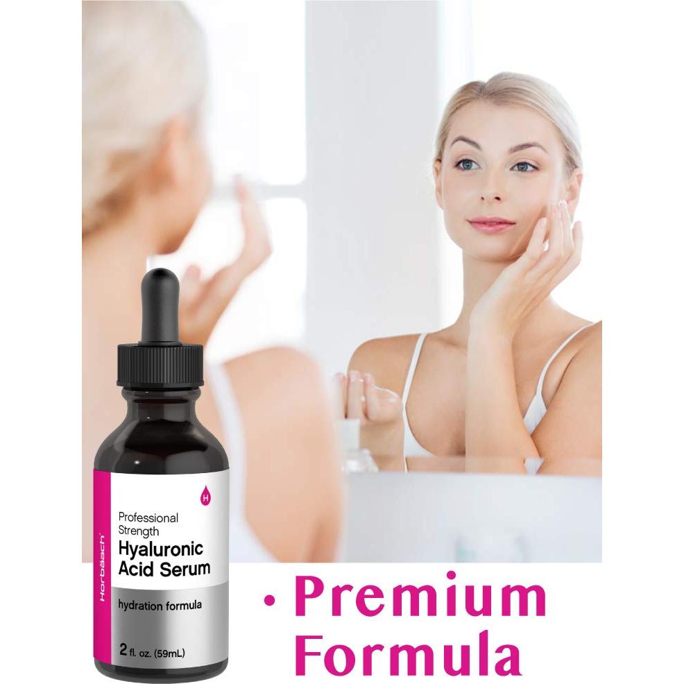 Suero Hidratante Ácido Hialurónico Horbaach 60 ml Libre Parabenos