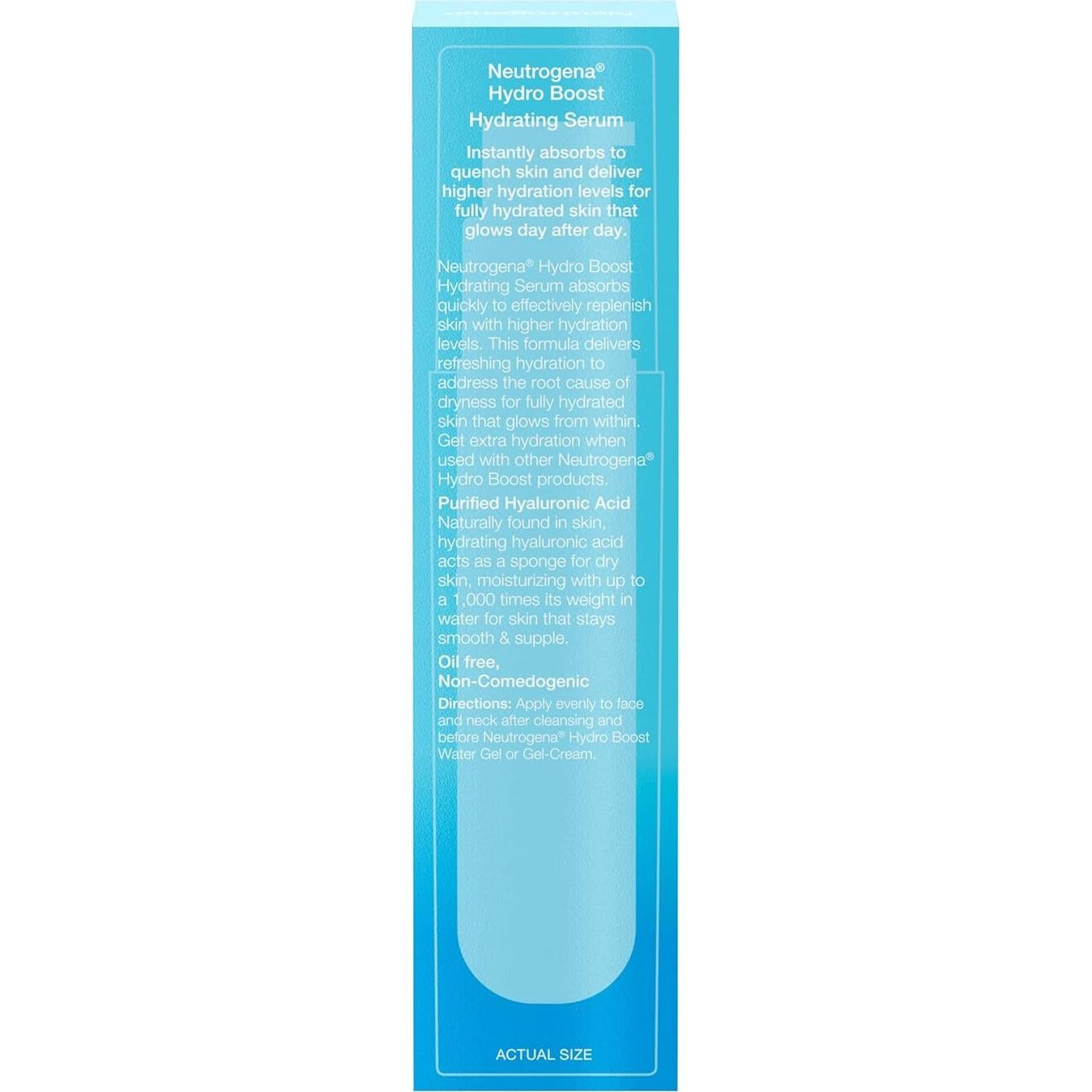 Suero Hidratante Neutrogena Hydro Boost 30 ml - Ácido Hialurónico