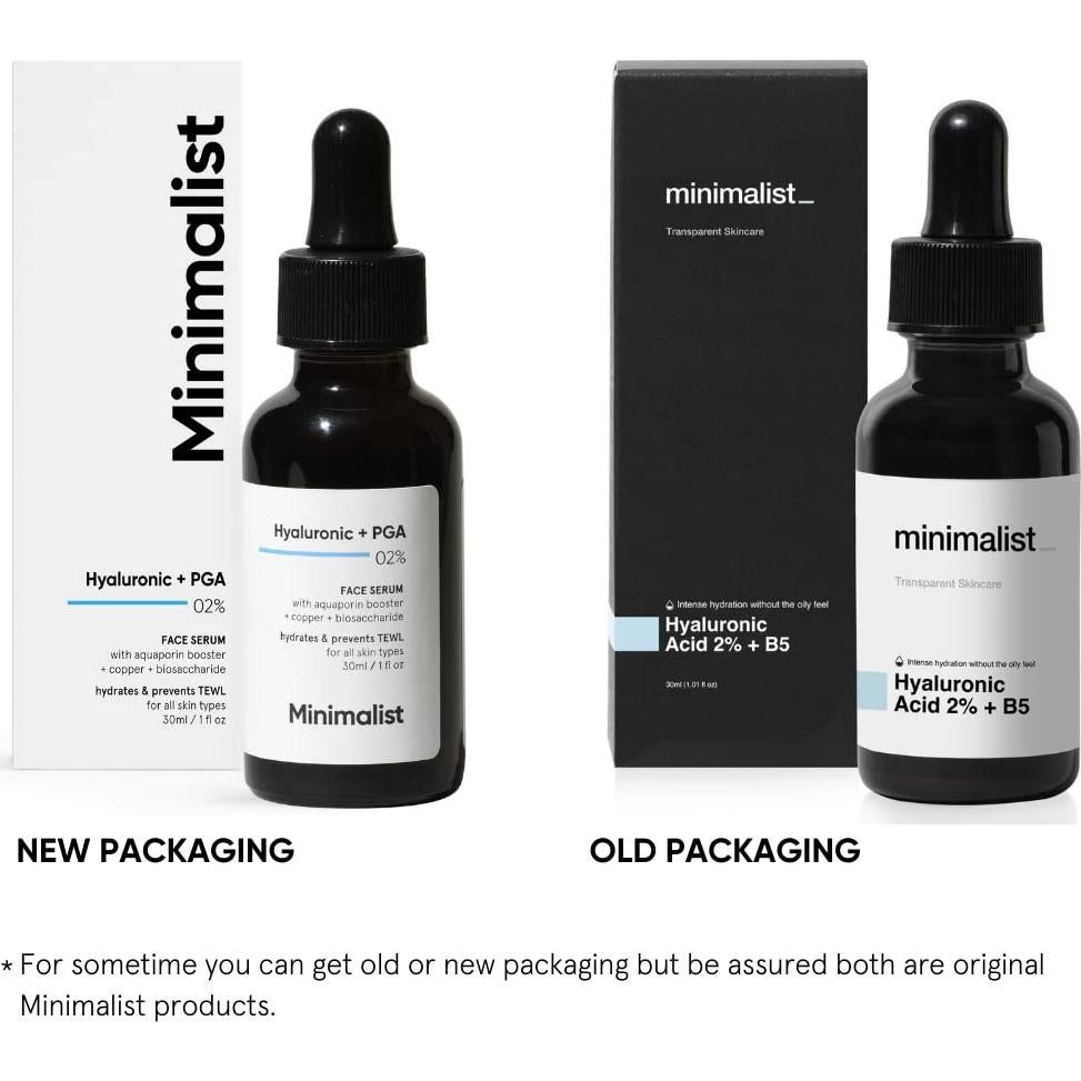 Suero de Ácido Hialurónico 2% Minimalista 30 ml Hidratante