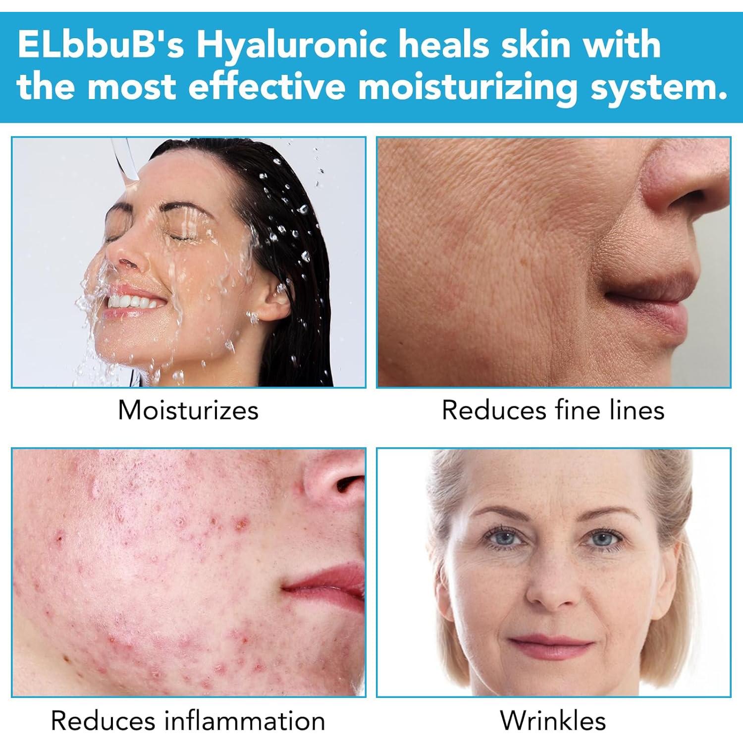 Suero de Ácido Hialurónico ELBBUB 120ml Hidratante Anti-Envejecimiento