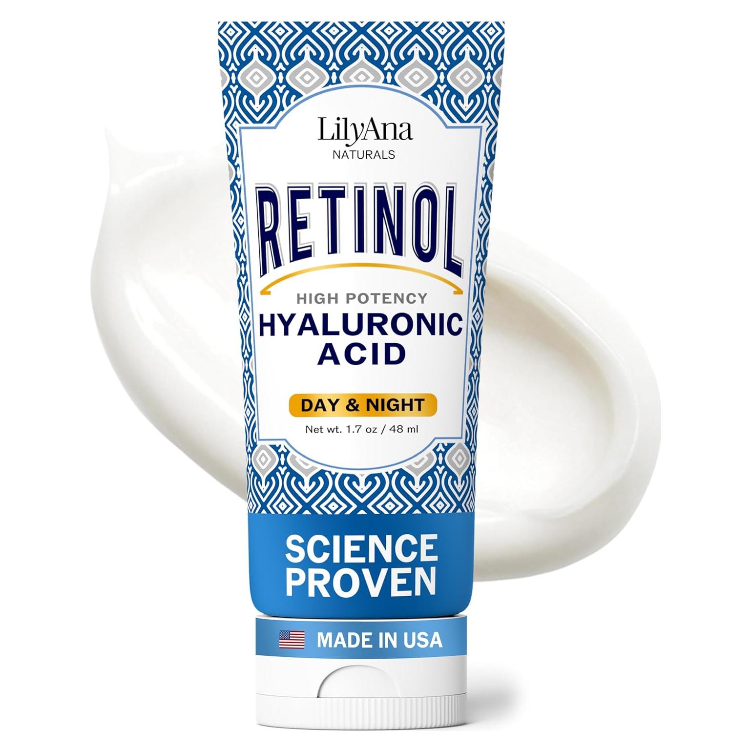 Crema Facial Anti Envejecimiento Retinol LilyAna Naturals 59g