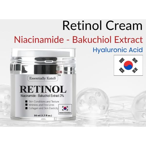 Crema Hidratante de Retinol 50 ml Essentially KateS - Antiarrugas