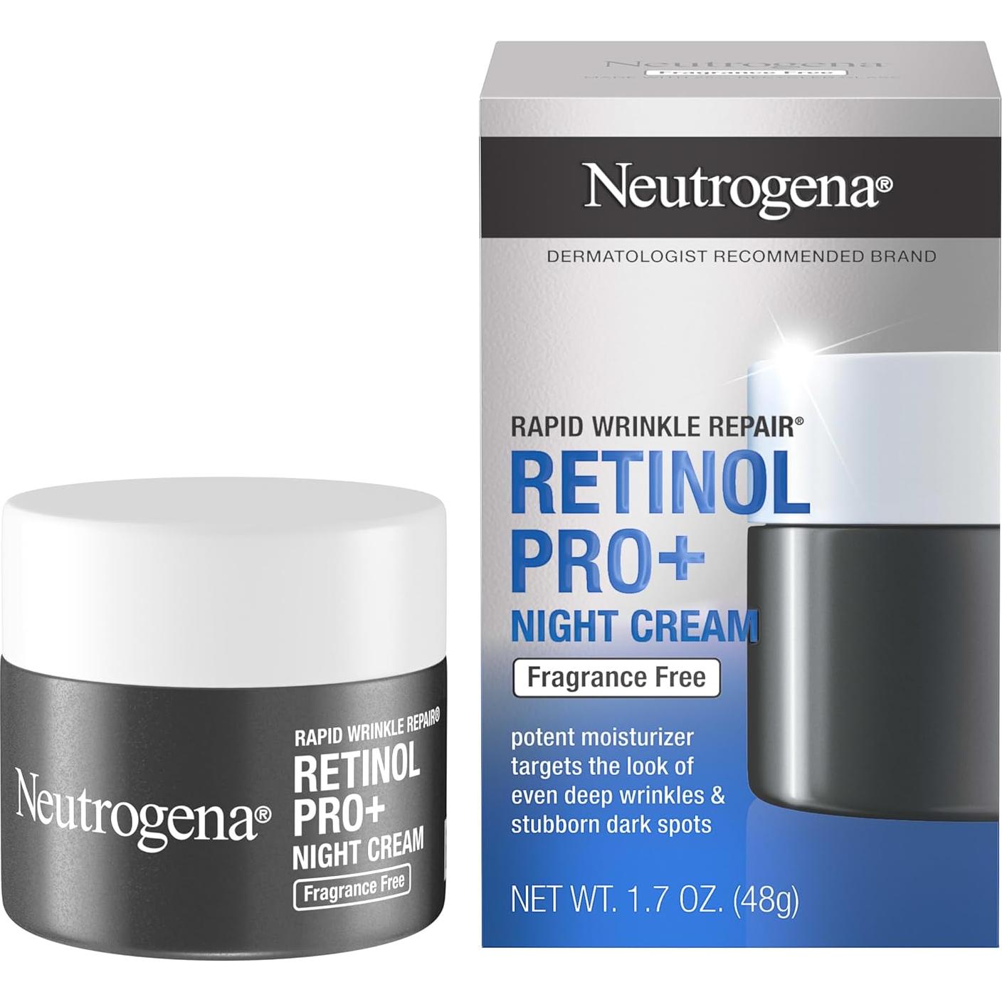 Crema Nocturna Neutrogena Retinol Pro+ 48.2 g Antiarrugas