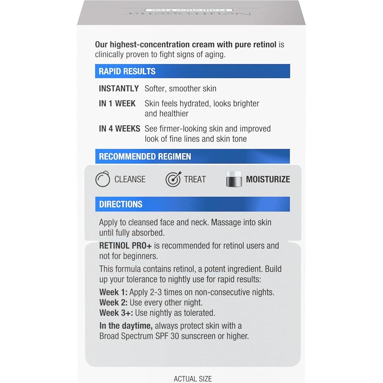 Crema Nocturna Neutrogena Retinol Pro+ 48.2 g Antiarrugas