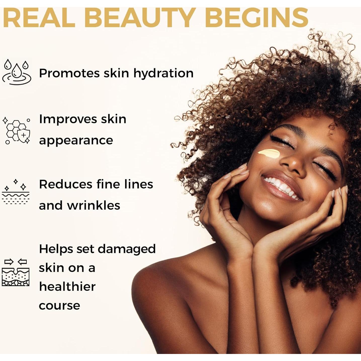 Crema de Retinol Vitamin World 227 g - Hidratante Facial Nocturno