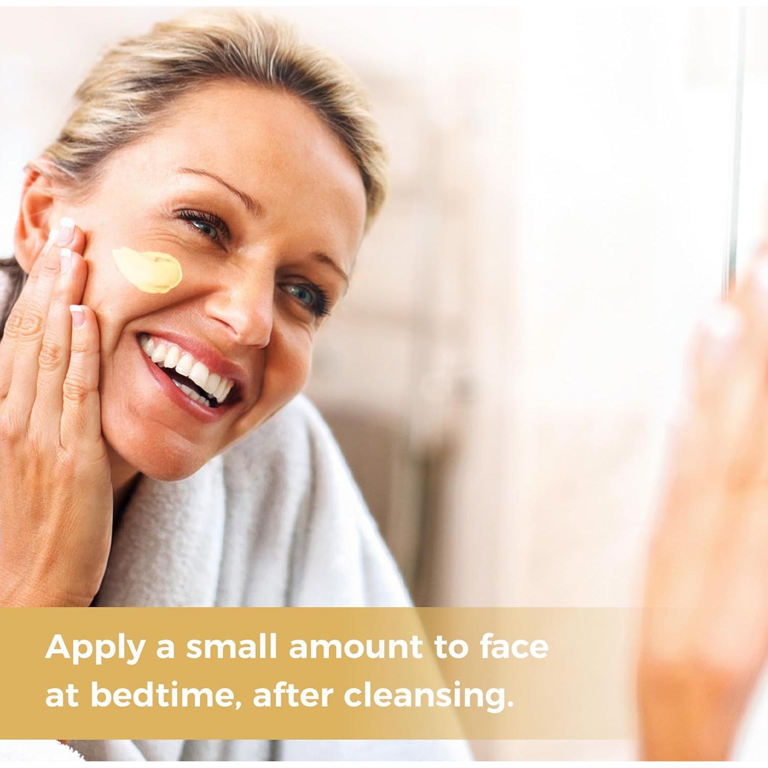 Crema de Retinol Vitamin World 227 g - Hidratante Facial Nocturno