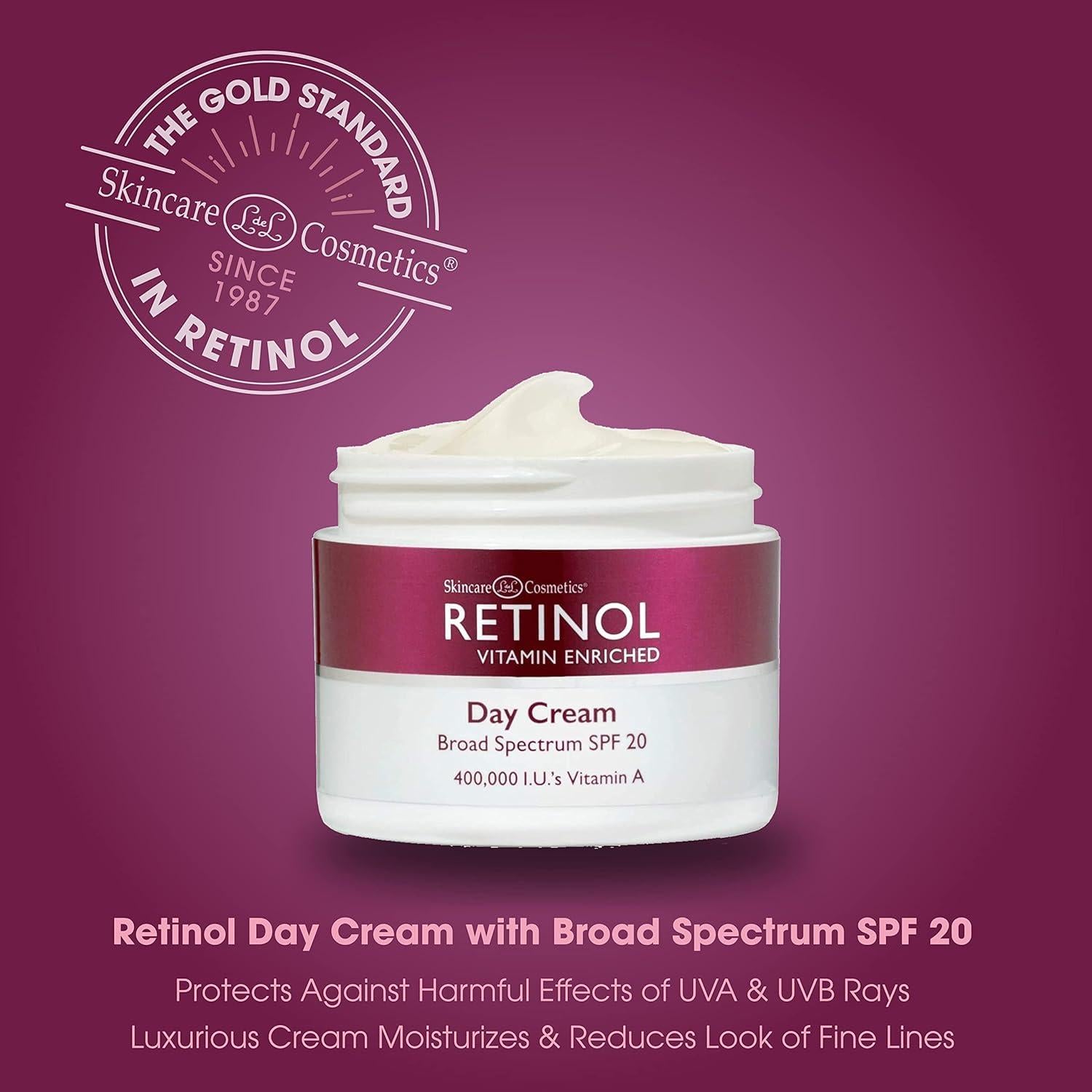 Crema de Día LdeL Cosmetics con Retinol y SPF 20 - 48.19g