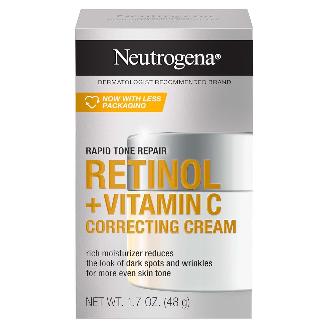 Crema Correctora Neutrogena Retinol + Vitamina C 48.2 g