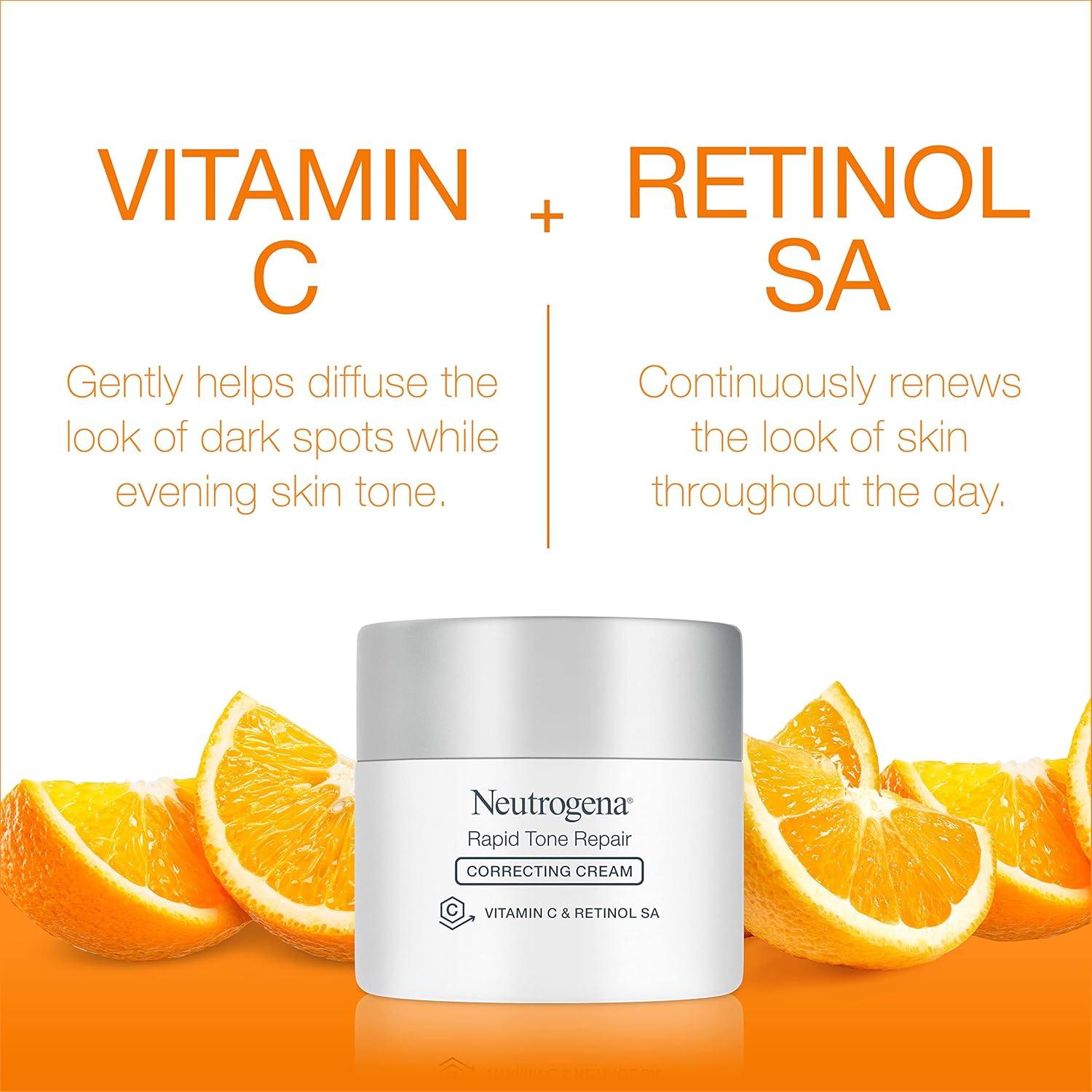 Crema Correctora Neutrogena Retinol + Vitamina C 48.2 g