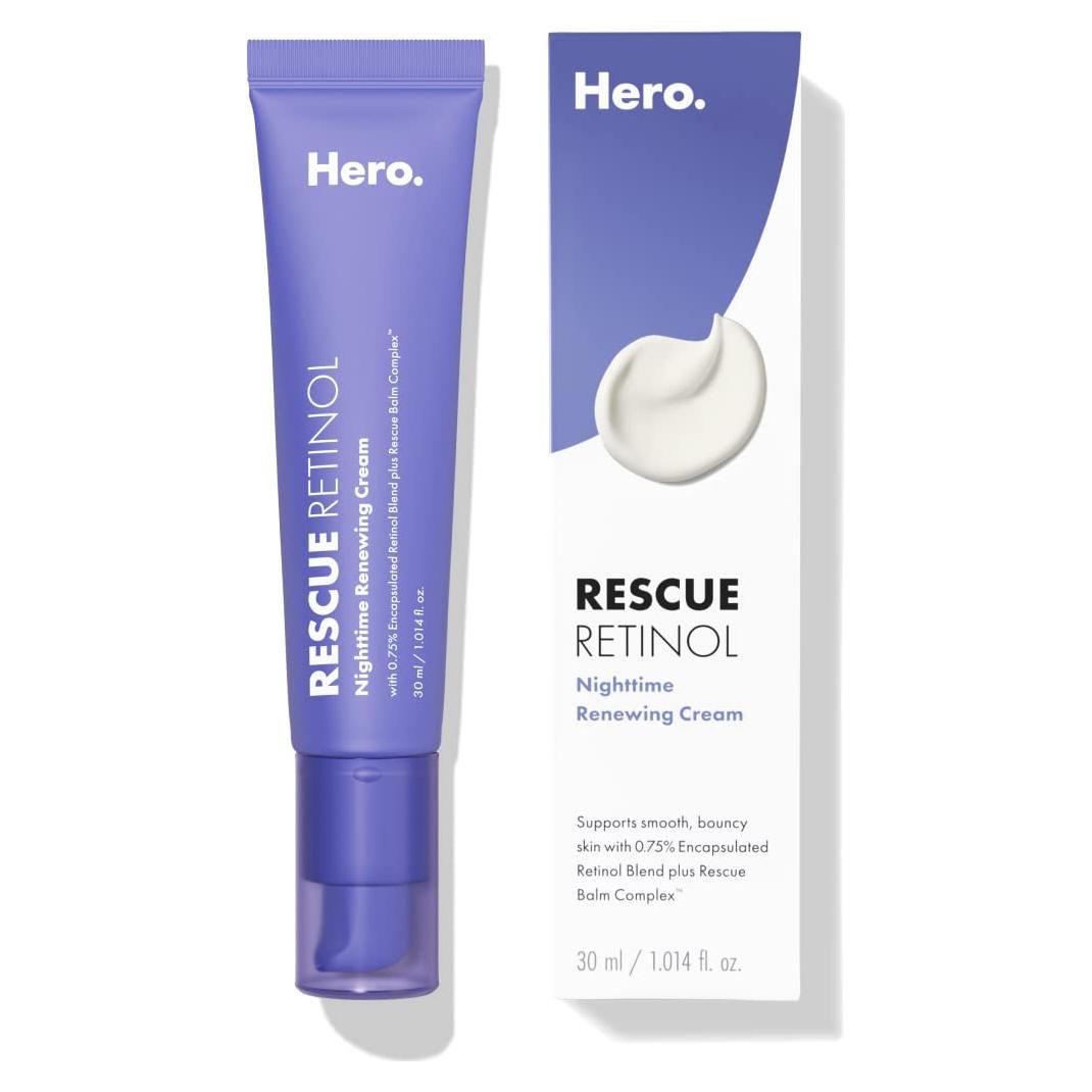 Crema Nocturna Suave Hero Cosmetics Rescue Retinol 30 ml
