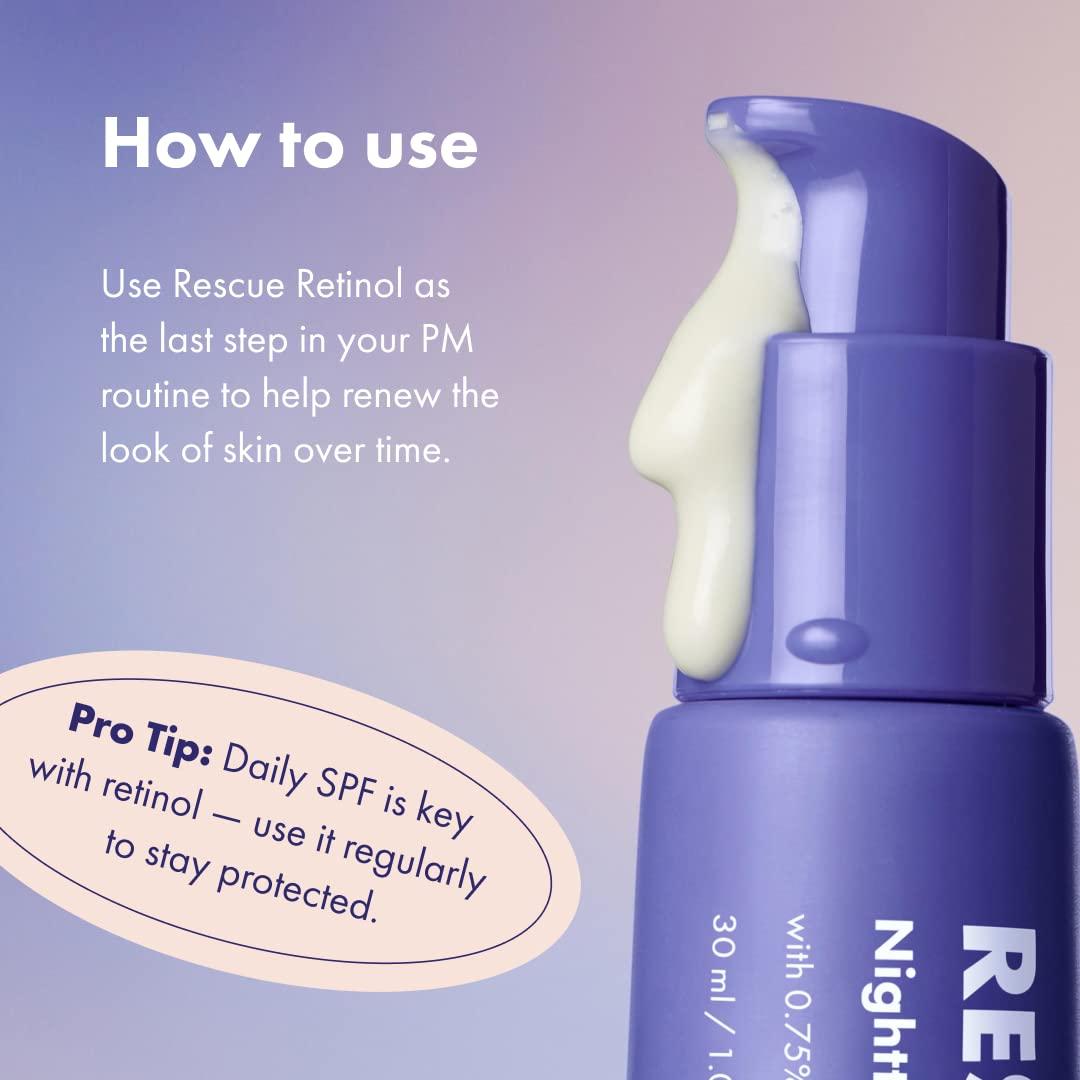 Crema Nocturna Suave Hero Cosmetics Rescue Retinol 30 ml