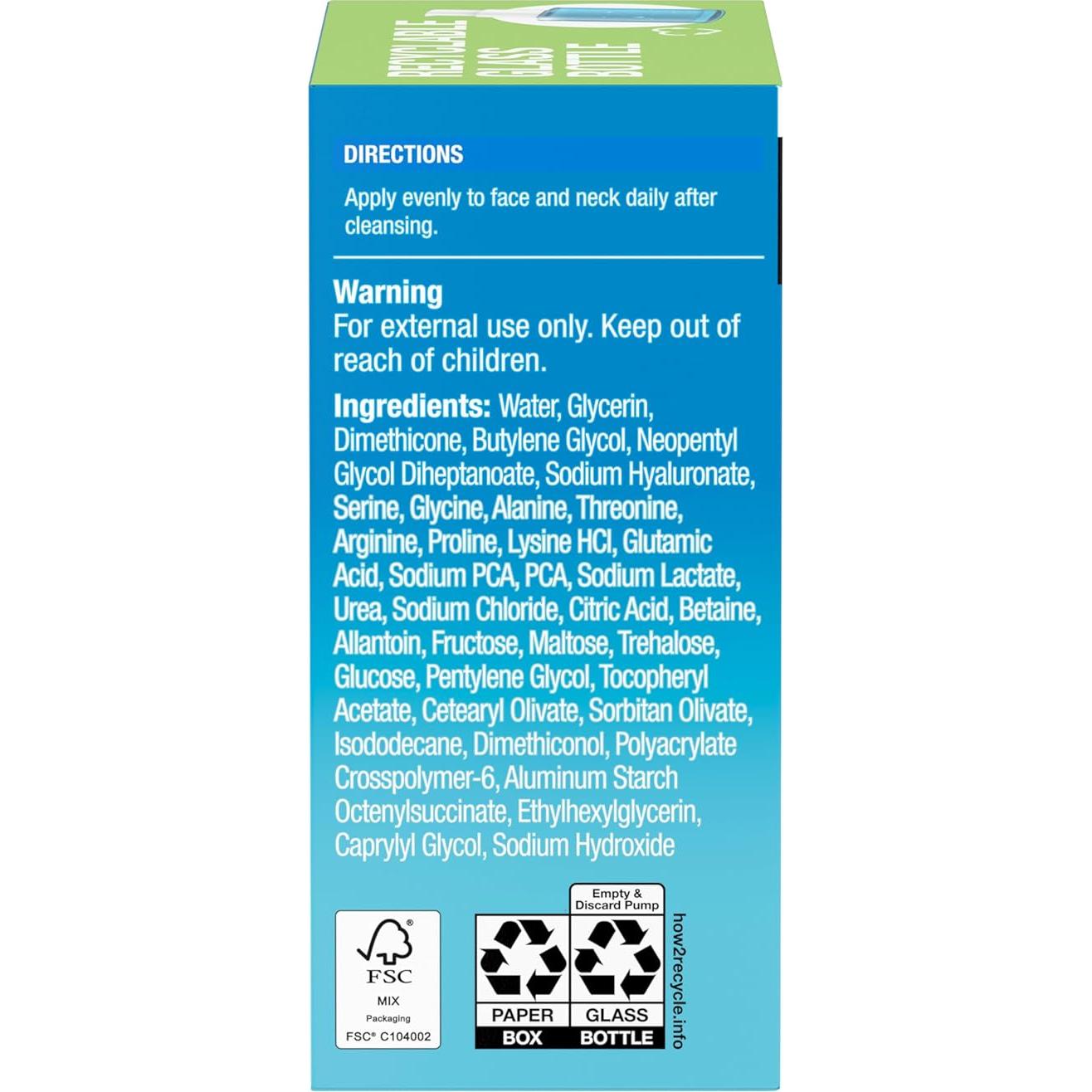 Suero Facial Ultra Hidratante Neutrogena Hydro Boost 29 ml