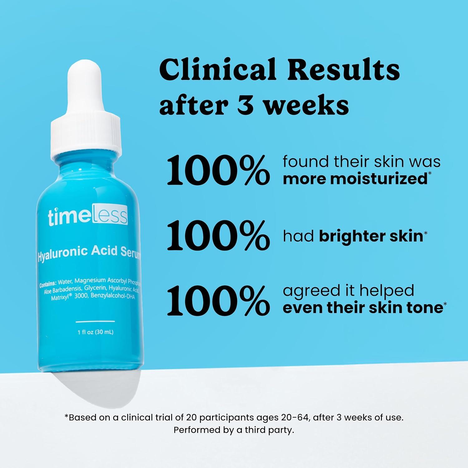 Suero Hidratante Ácido Hialurónico Atemporal 29.57 ml