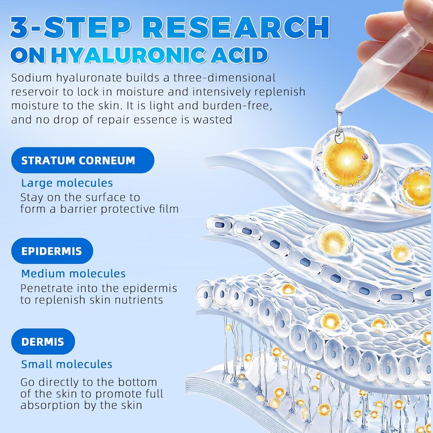 Suero Facial Ultra Hidratante BOIUOITI 30 Viales 3% Ácido Hialurónico