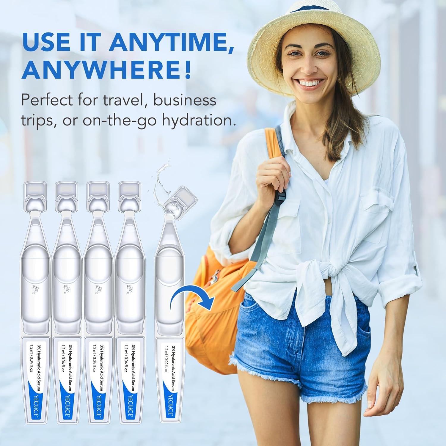 Suero Ultra Ácido Hialurónico ReliCo 60PCS Hidratación Intensiva