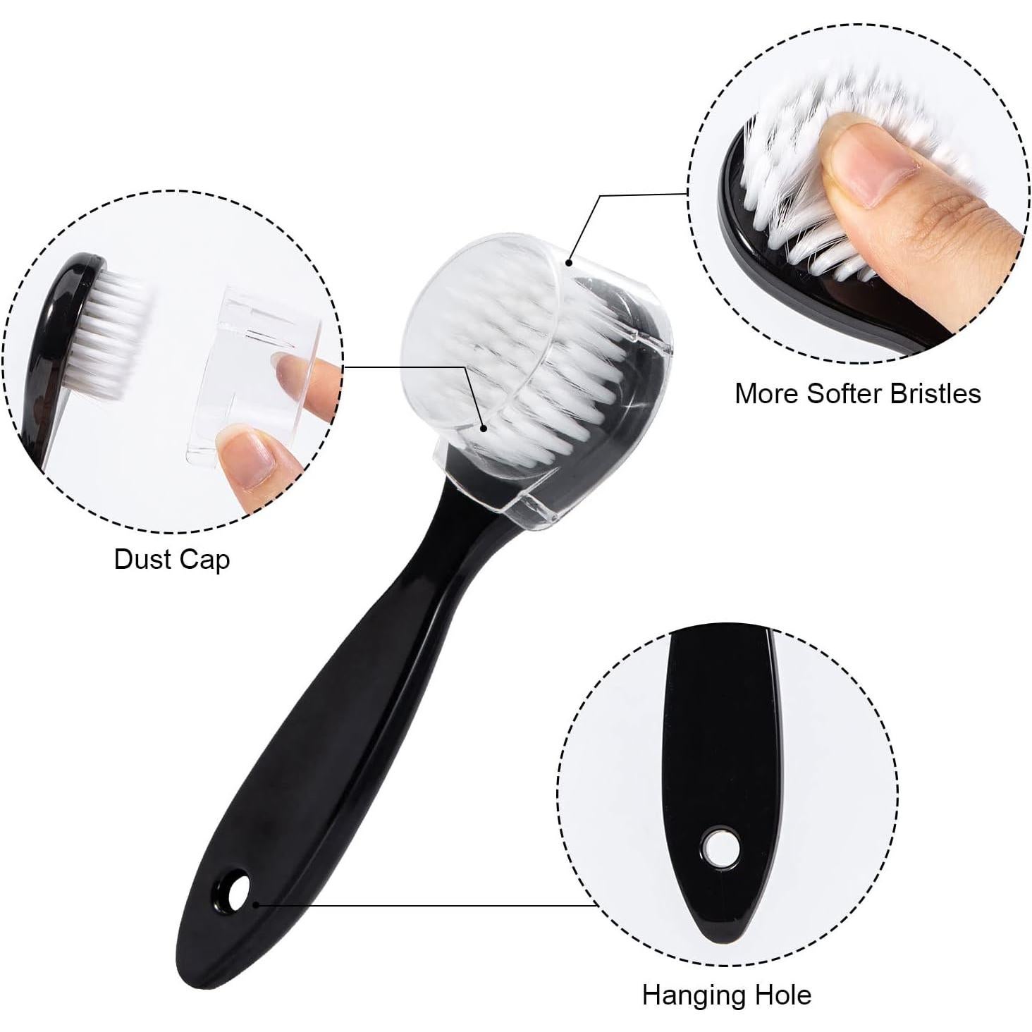 Cepillo Facial de Limpieza Useekoo 3 Pcs Cerdas Suaves