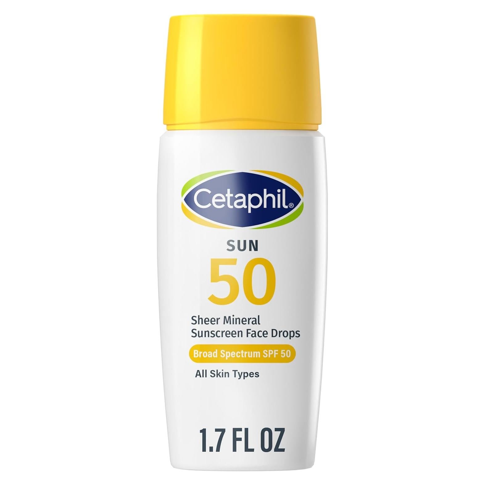 Protector Solar Líquido Mineral Cetaphil SPF 50 Piel Sensible 50 ml