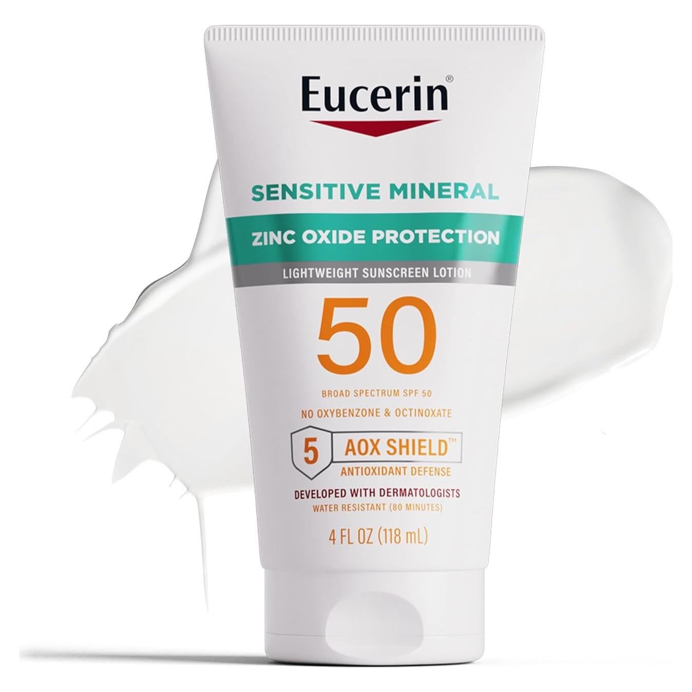 Protector Solar Mineral Eucerin Sun Sensitive SPF 50 - 118 ml