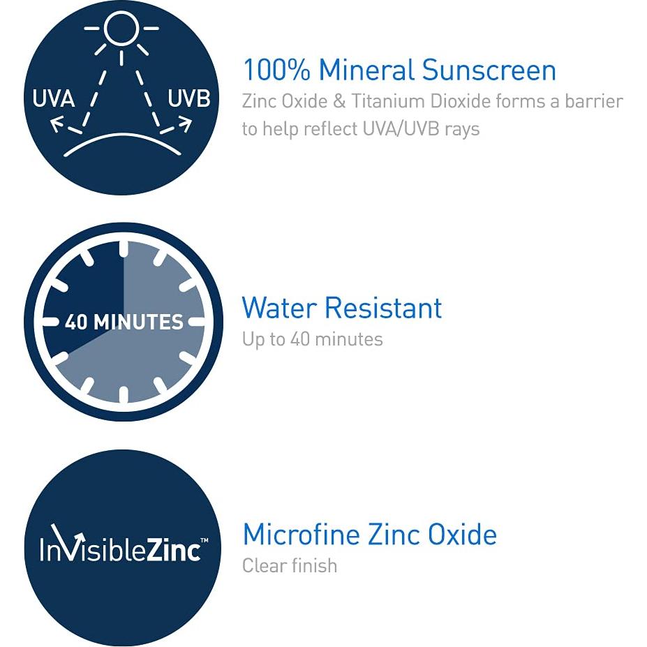 CeraVe Barra Solar Facial Mineral SPF 50 - 100% Mineral