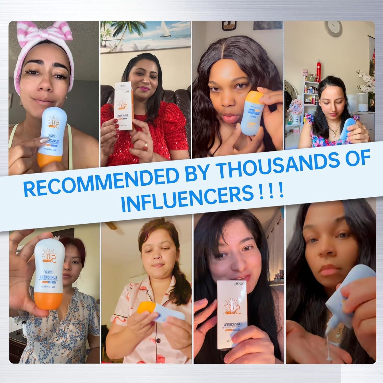 Protector Solar VGO SPF 50+ para la Cara 52.5 ml - Sin Residuo Blanco