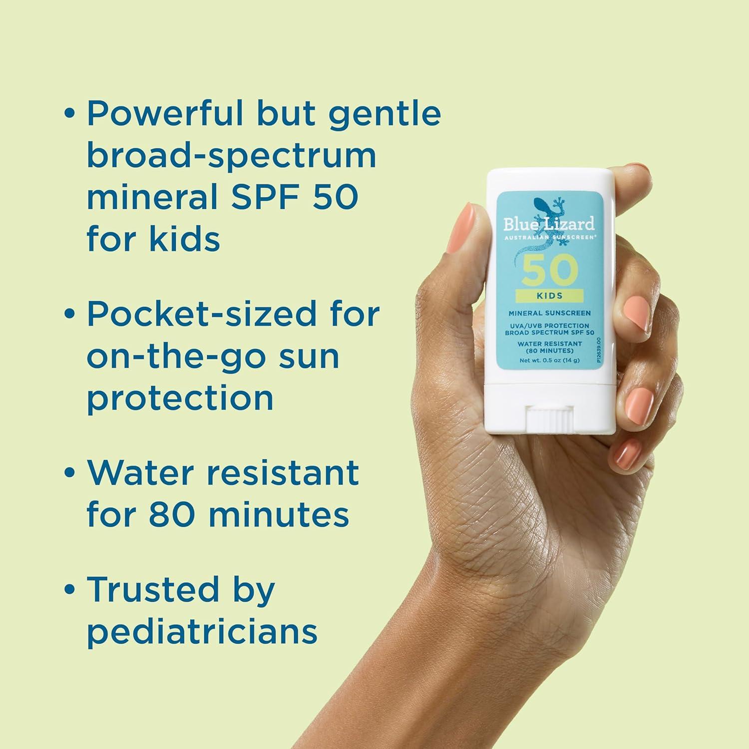 Protección Solar Mineral Blue Lizard Kids SPF 50 - 14 g