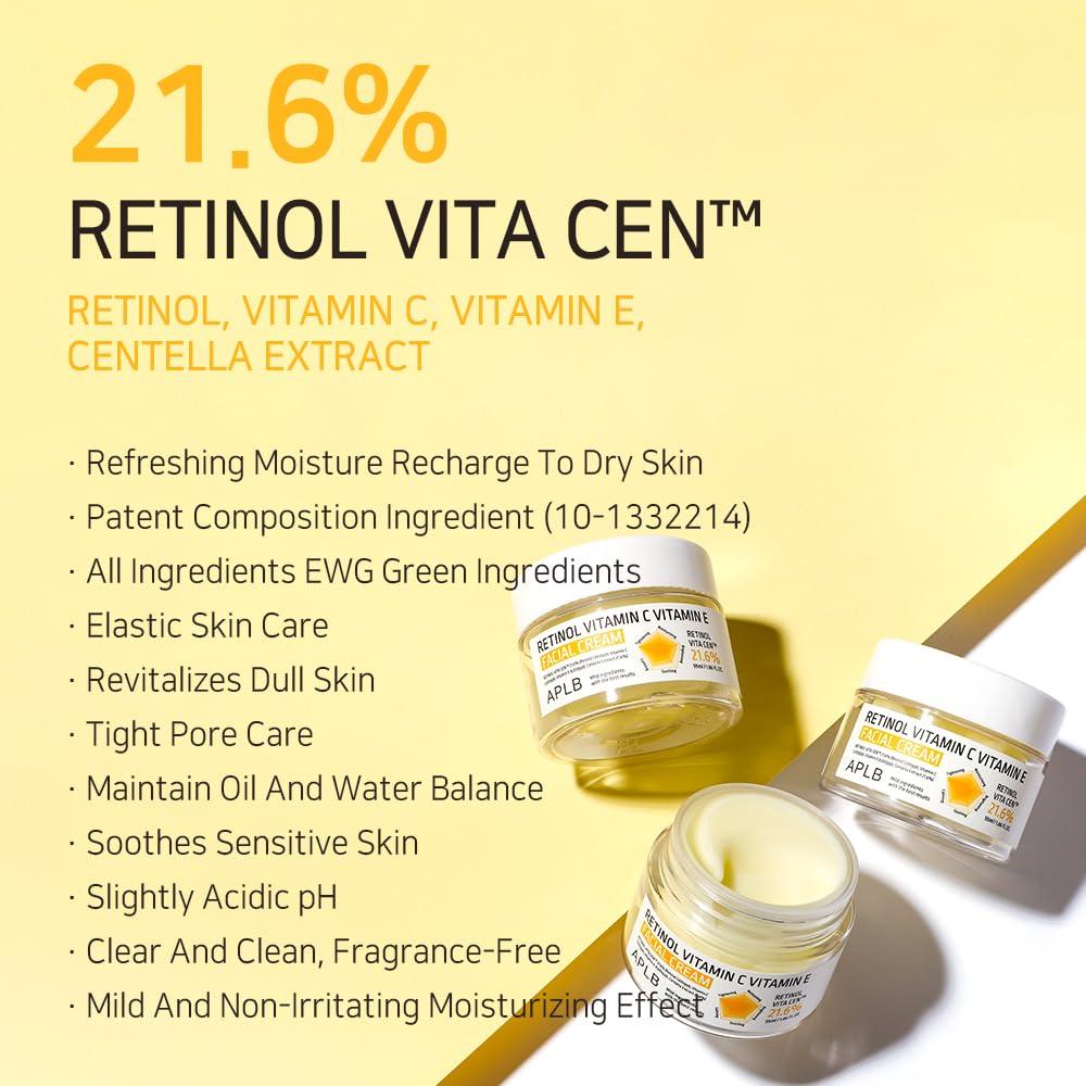 Crema Facial Retinol Vitamina C E 55.4 ml UL Corporation