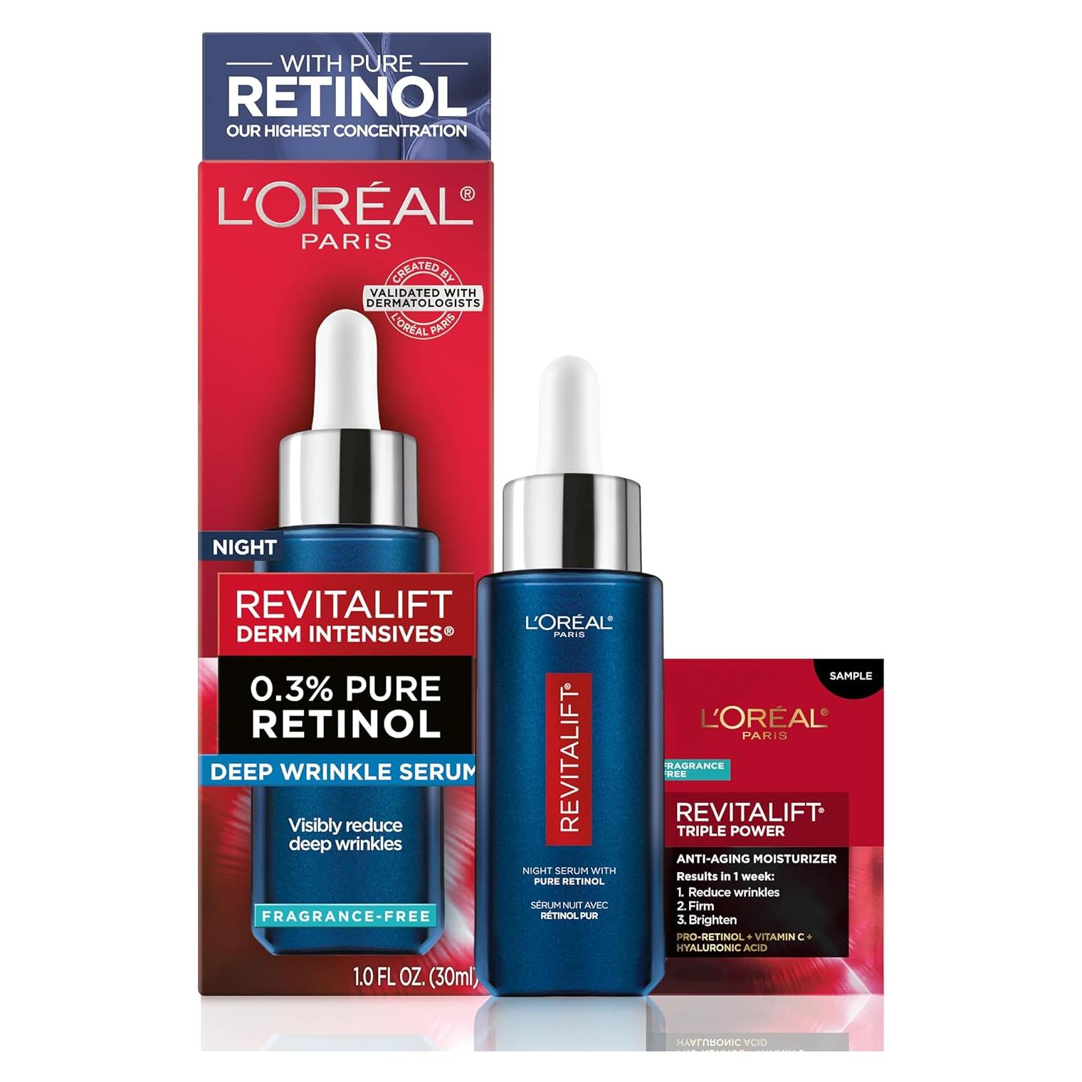 Suero Nocturno L'Oreal Paris Revitalift 0.3% Retinol 28.35 g