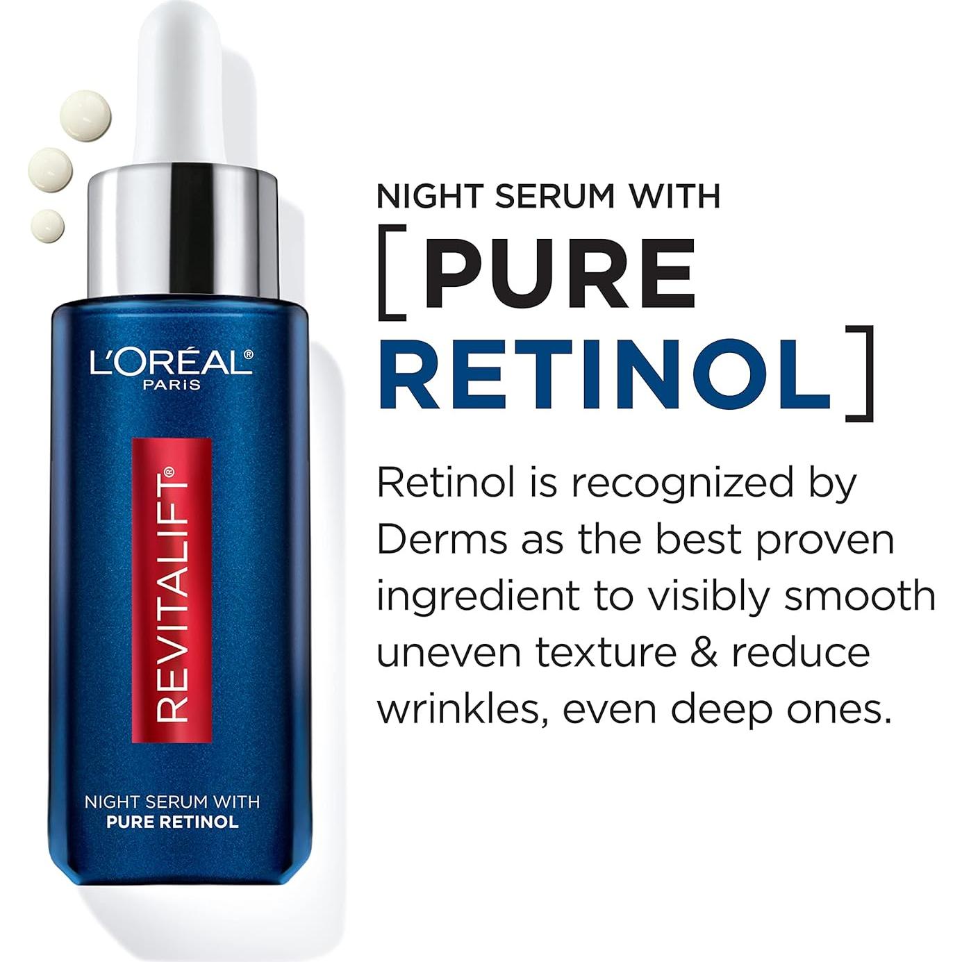 Suero Nocturno L'Oreal Paris Revitalift 0.3% Retinol 28.35 g