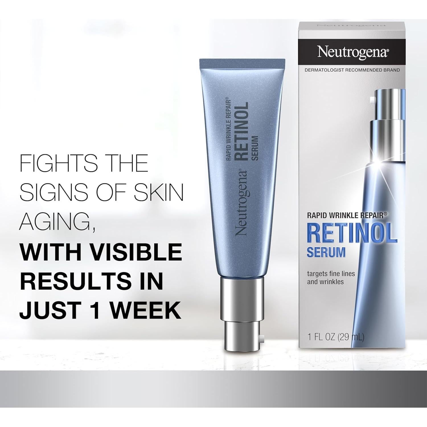 Suero Facial Antienvejecimiento Neutrogena con Retinol 29.57 ml