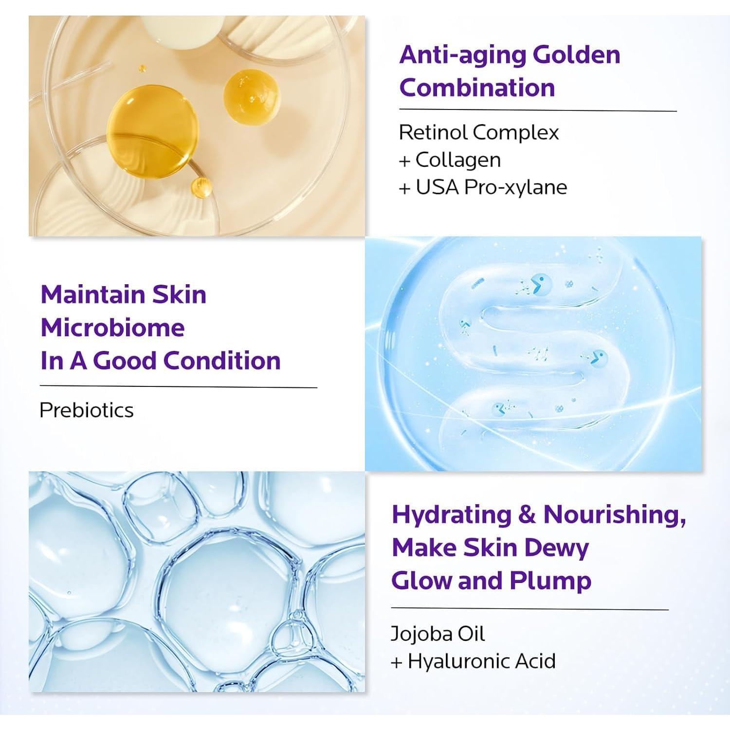 Crema Facial Antienvejecimiento ZealSea con Retinol y Colágeno 50 g