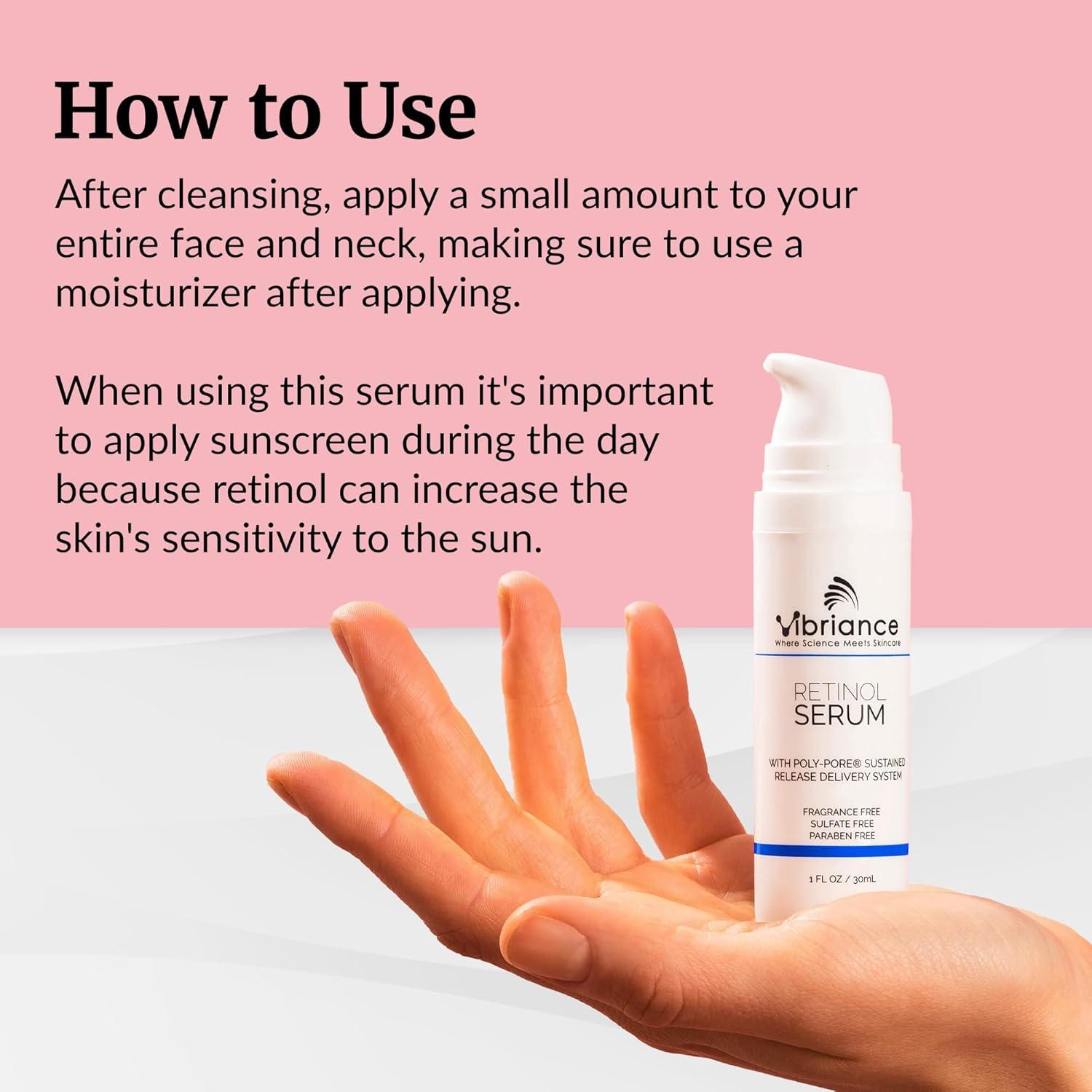 Suero de Retinol Vibriance 29.57 ml - Piel Sensible y Madura