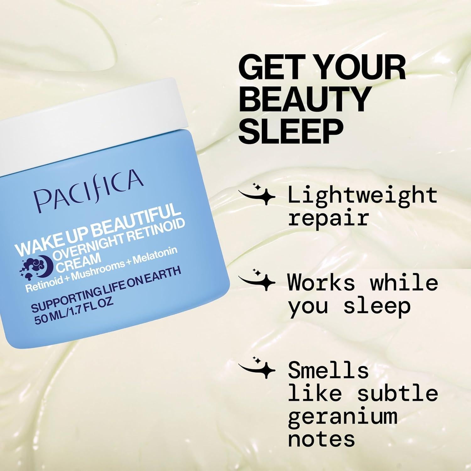 Crema Nocturna Retinoide Pacifica 48g - Hidratante Antienvejecimiento