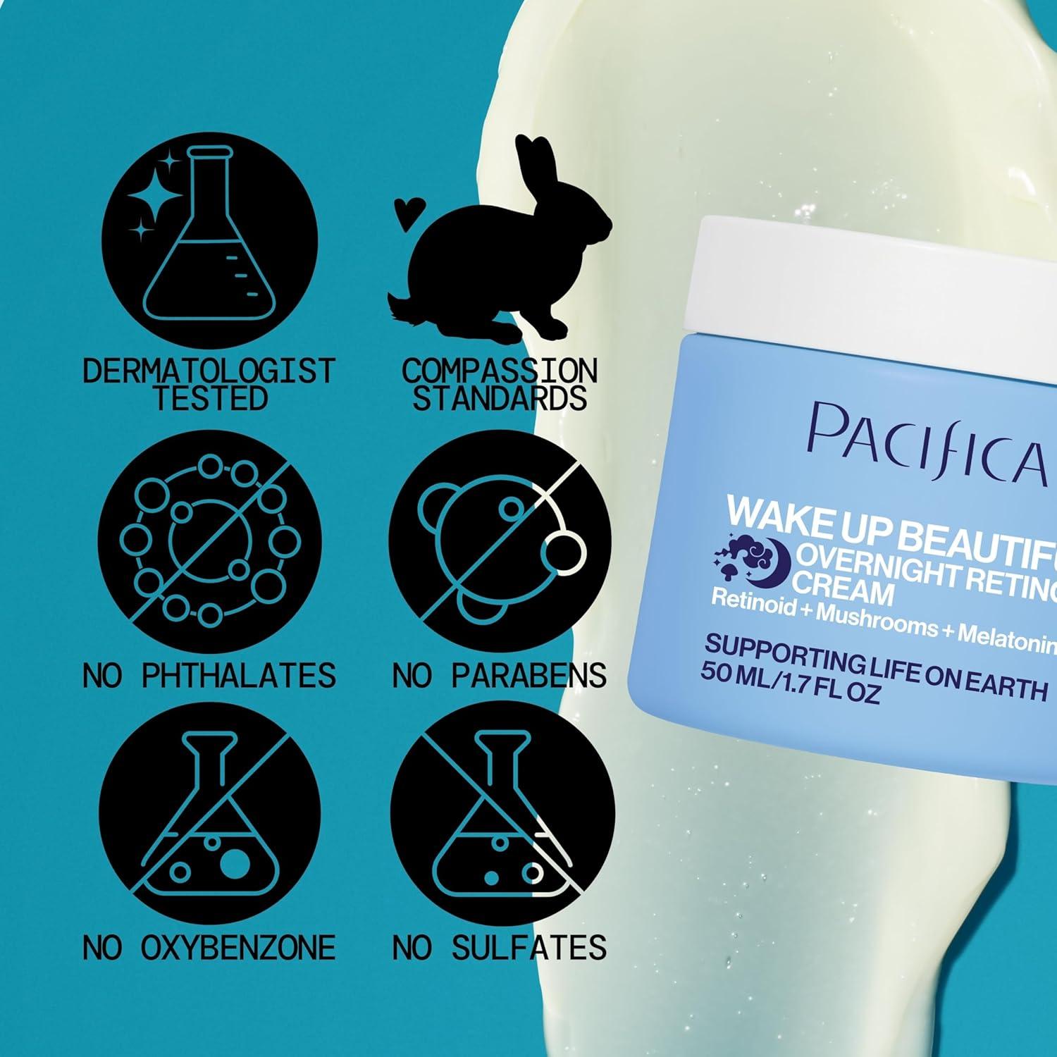 Crema Nocturna Retinoide Pacifica 48g - Hidratante Antienvejecimiento
