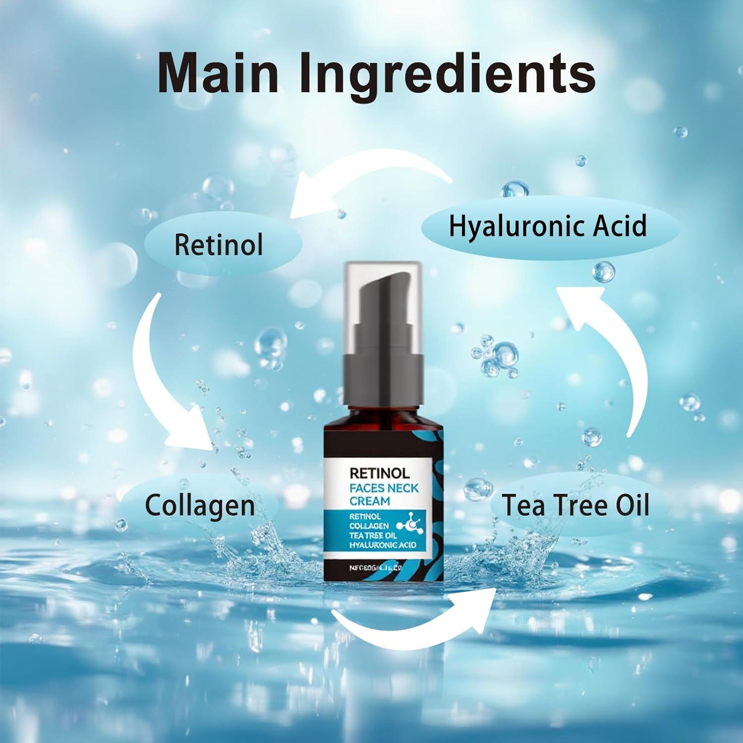 Crema Facial Antienvejecimiento EELHOE con Colágeno y Retinol 50 g