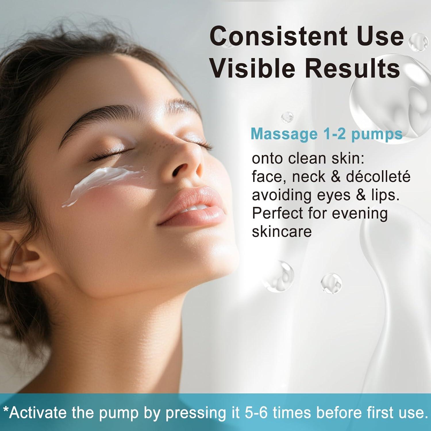 Crema Facial Antienvejecimiento EELHOE con Colágeno y Retinol 50 g