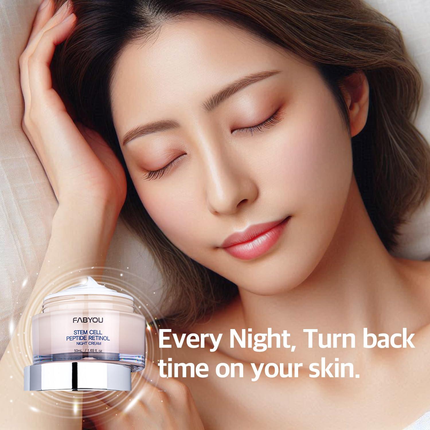 Crema Nocturna Antienvejecimiento Picostech 50 ml con Retinol y Péptidos