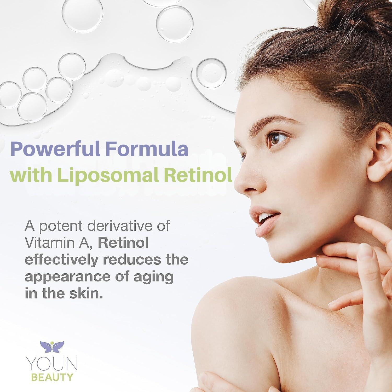 Crema Hidratante Nocturna Retinol YOUN Beauty 50ml - Piel Suave