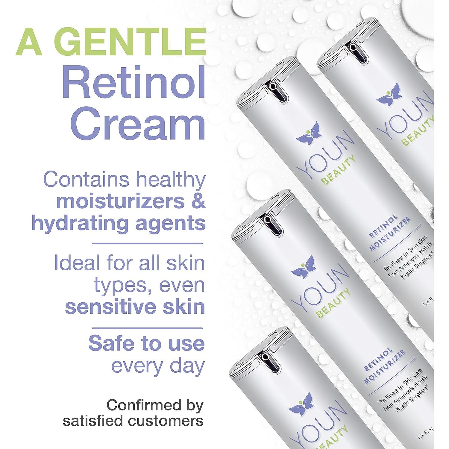 Crema Hidratante Nocturna Retinol YOUN Beauty 50ml - Piel Suave