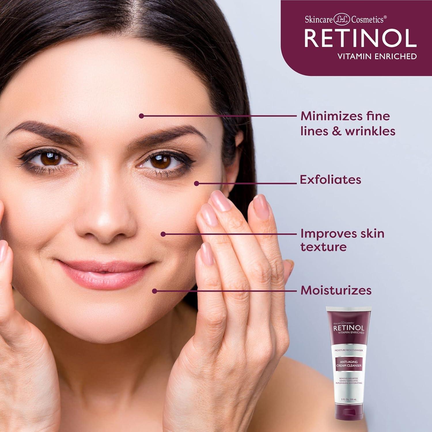 Limpiador Facial Anti-Envejecimiento Skincare LdeL 283g Retinol